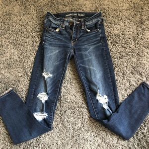 AE ripped skinny jeans